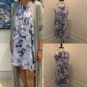 BCBGeneration Women’s  Multi Cobalt Blue Swing Dress